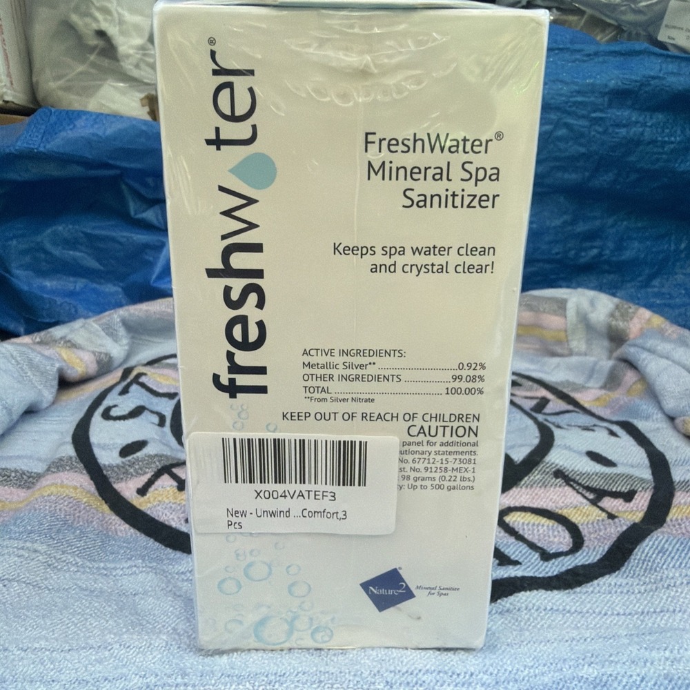 3 Freshwater Mineral Spa Sanitizer Silver Ionizer Cartridges 80010 New Sealed